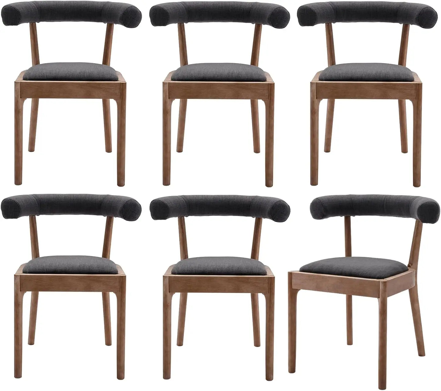 Curved Open Back Chair Set