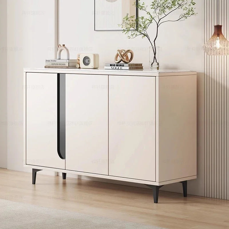 Nordic Dresser Cabinet – Minimalist Aesthetic with Hidden Storage for Living Room and Bedroom