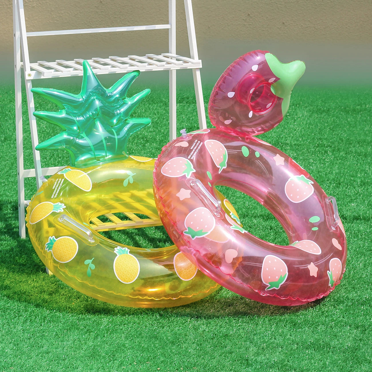 Fruit Shaped Inflatable With Handle Pool Float