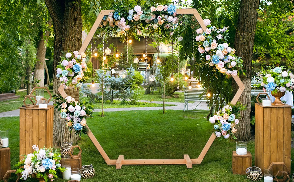 Rustic Wooden Wedding Arch