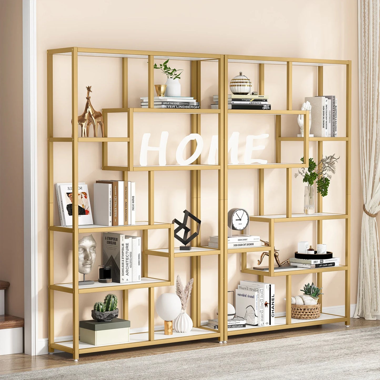 Faux Marble Display Shelf