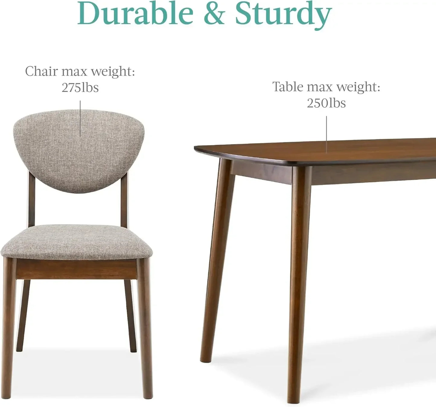 Mid‑Century Dining Set