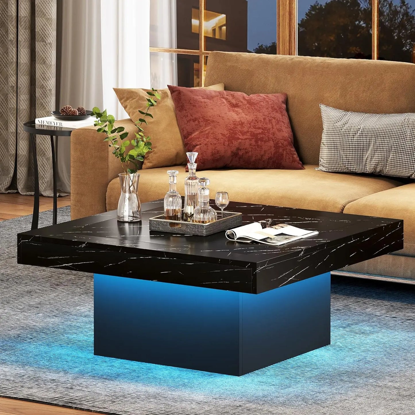 LED Rustic Coffee Table