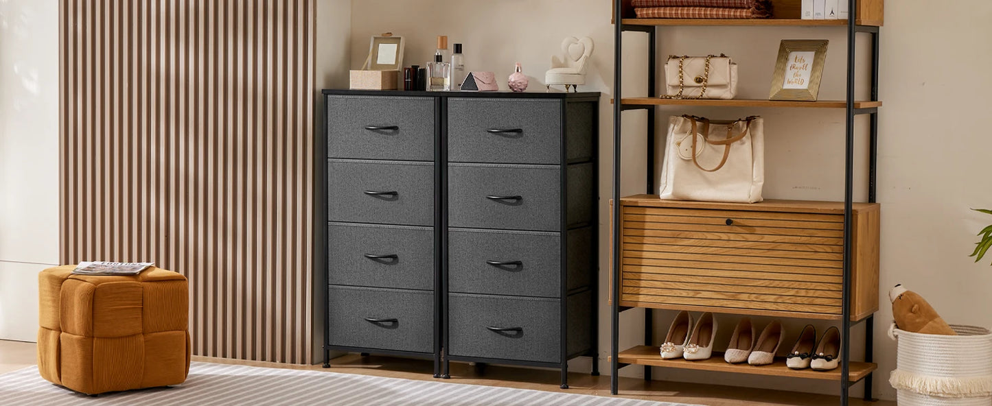 4-Layer Fabric Cabinet