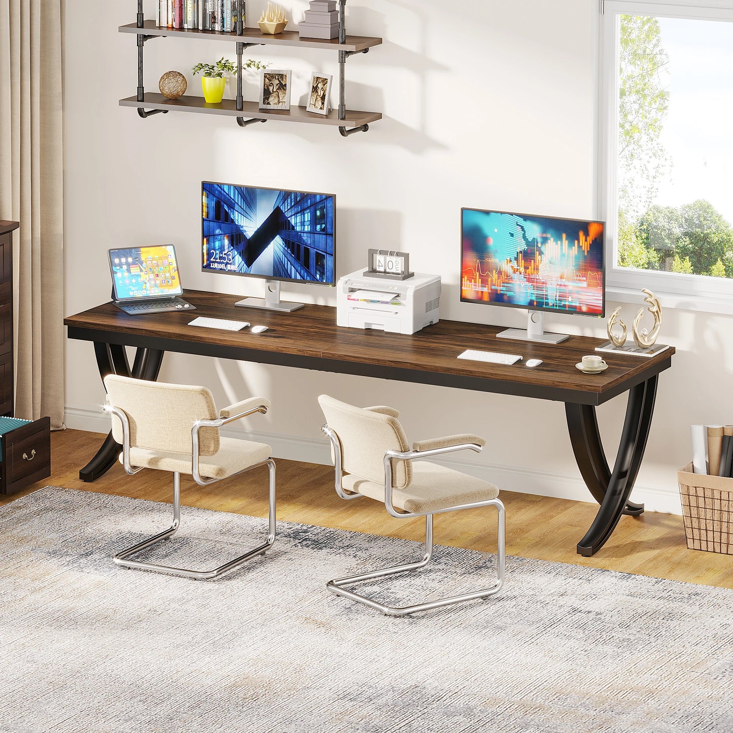 Dual Workspace Desk