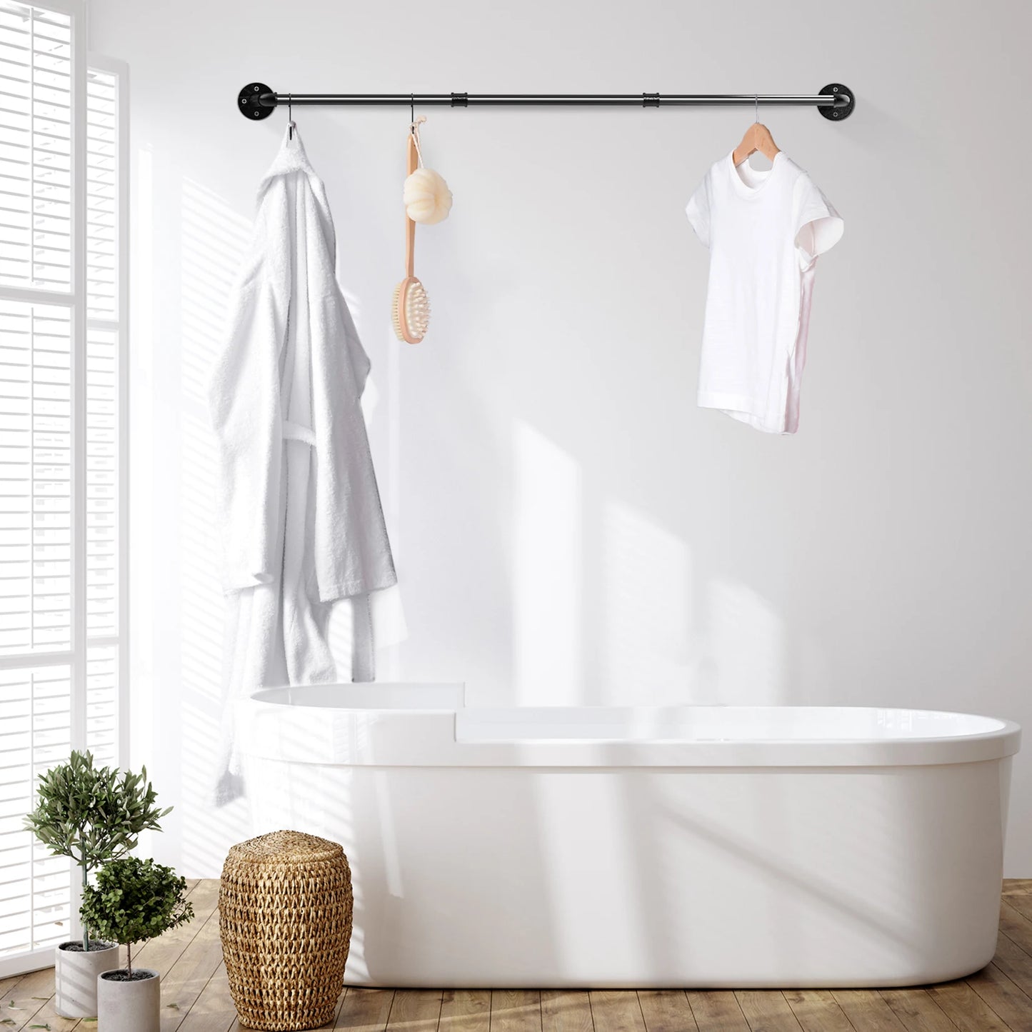 Detachable Pipe Clothes Rail