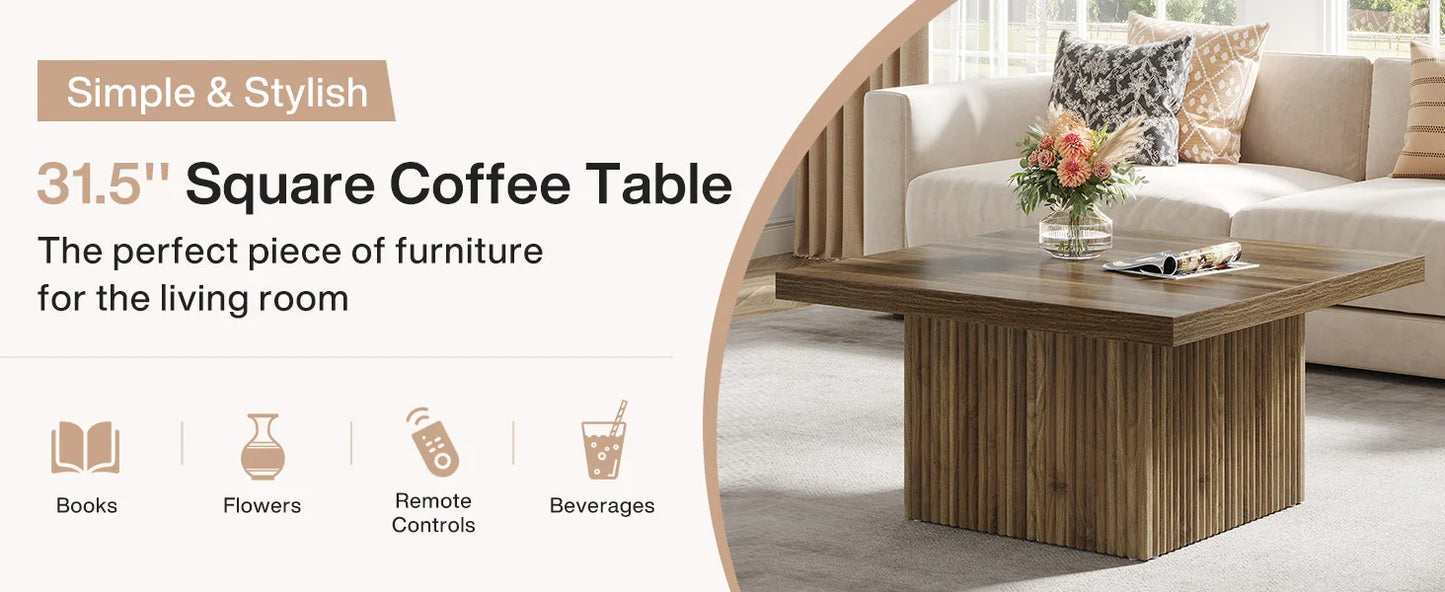 Vintage Square Coffee Table