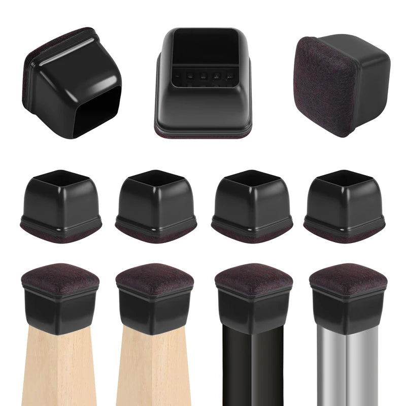 Chair Leg Floor Protectors with Felt Pads (8PCS)