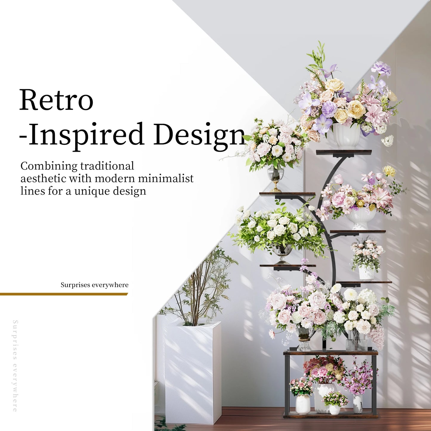 Tree-Shaped Plant Stand