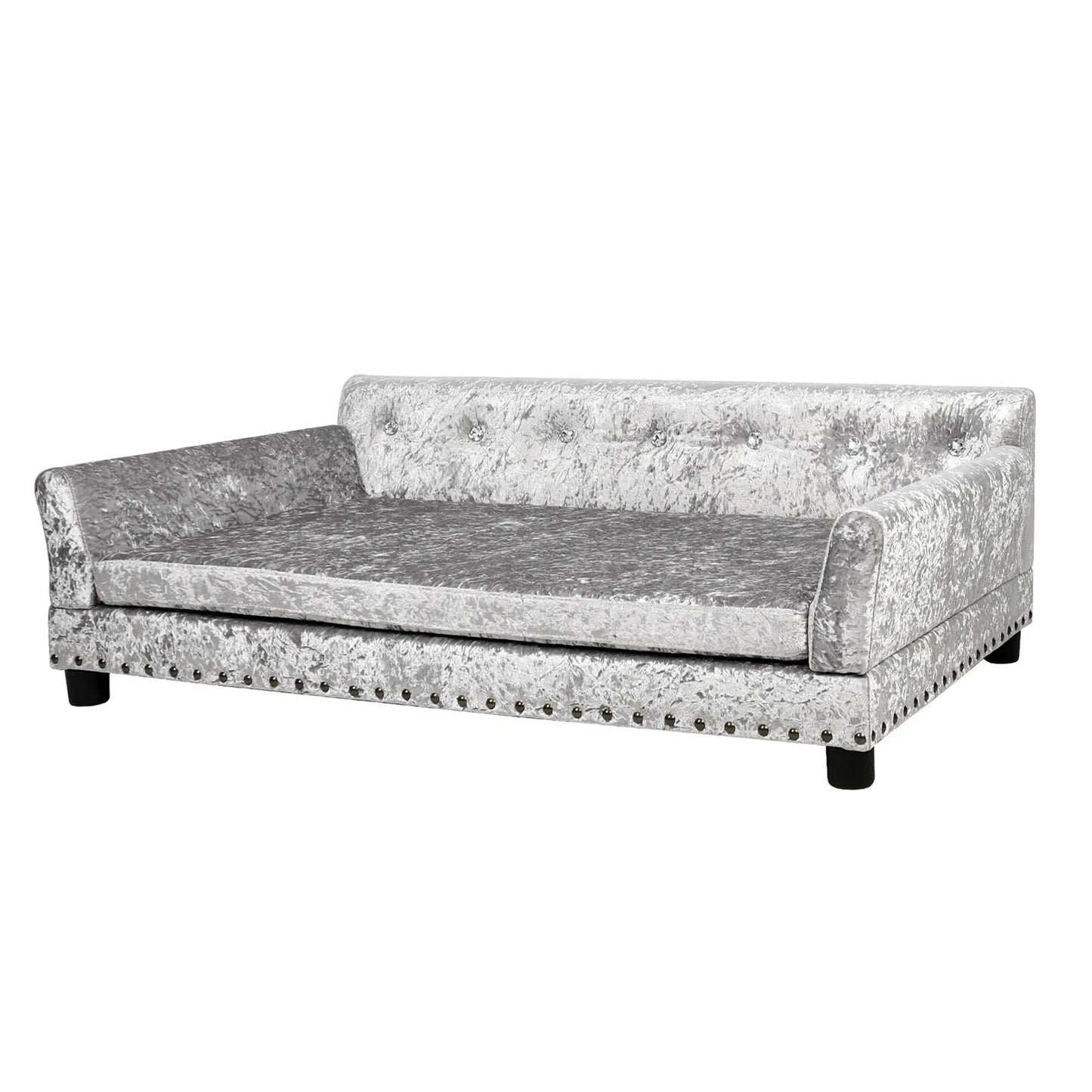 Tufted Elevated Dog Sofa