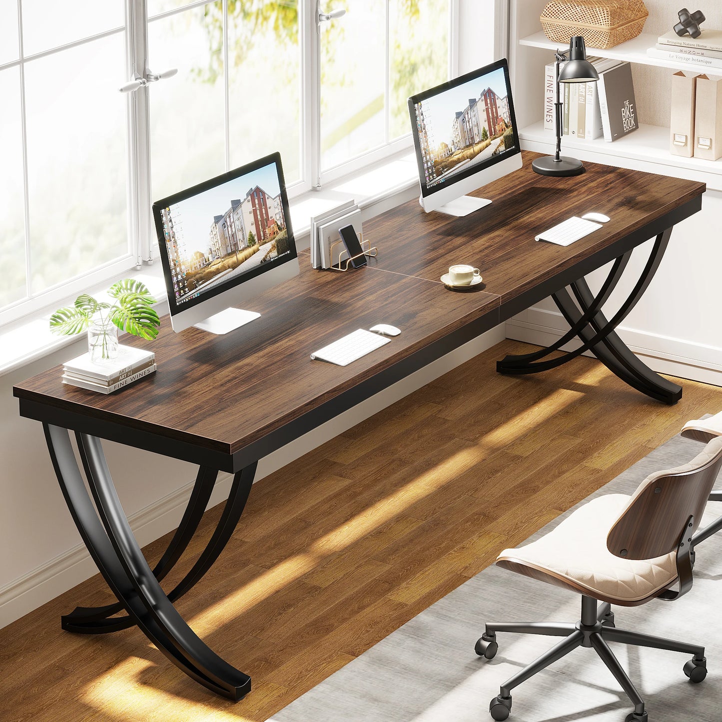 Dual Workspace Desk