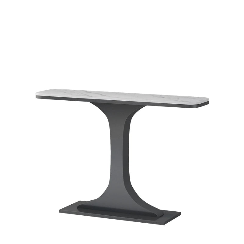 Luxury Corner Console Table – Modern Nordic Entryway Table with Unique Design for Living Rooms and Hallways