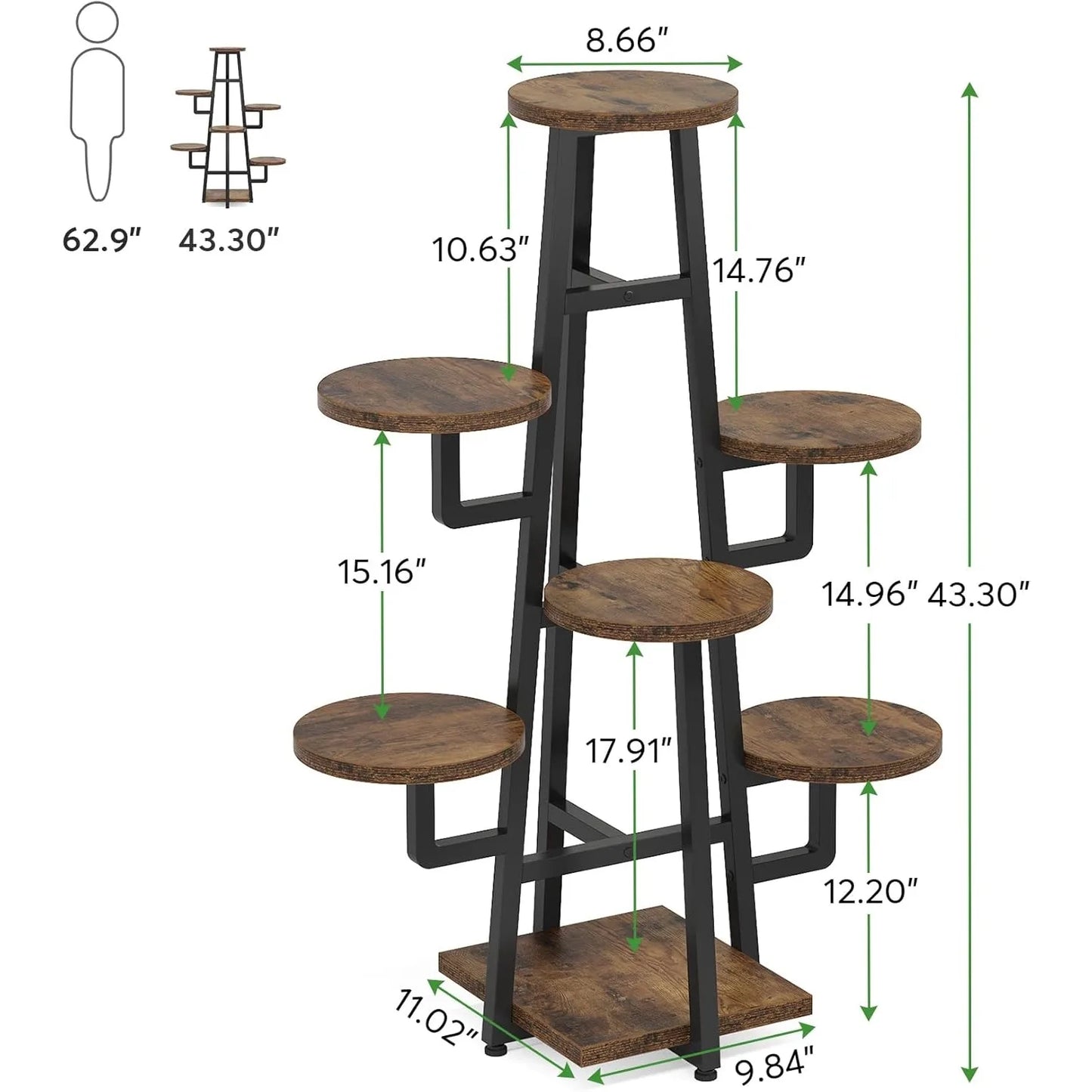 7 Tier Plant Stand