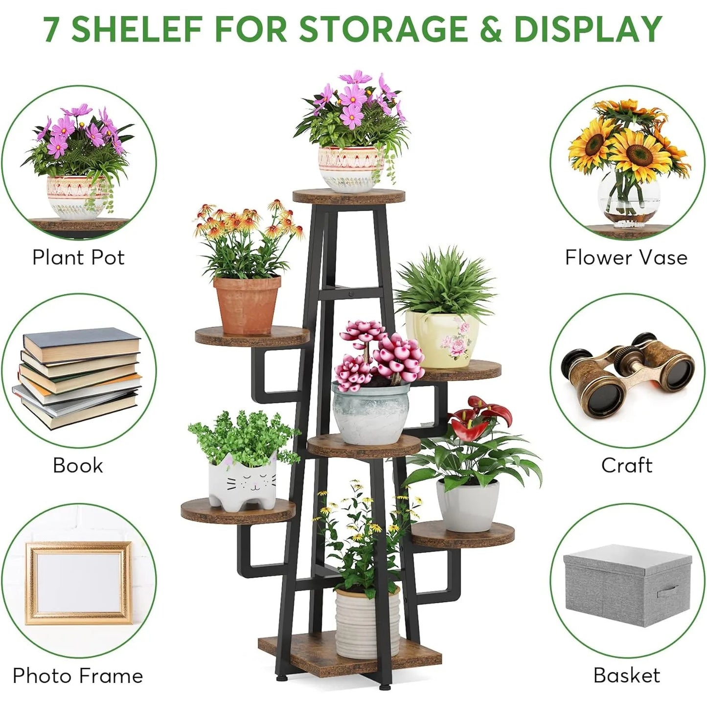 7 Tier Plant Stand