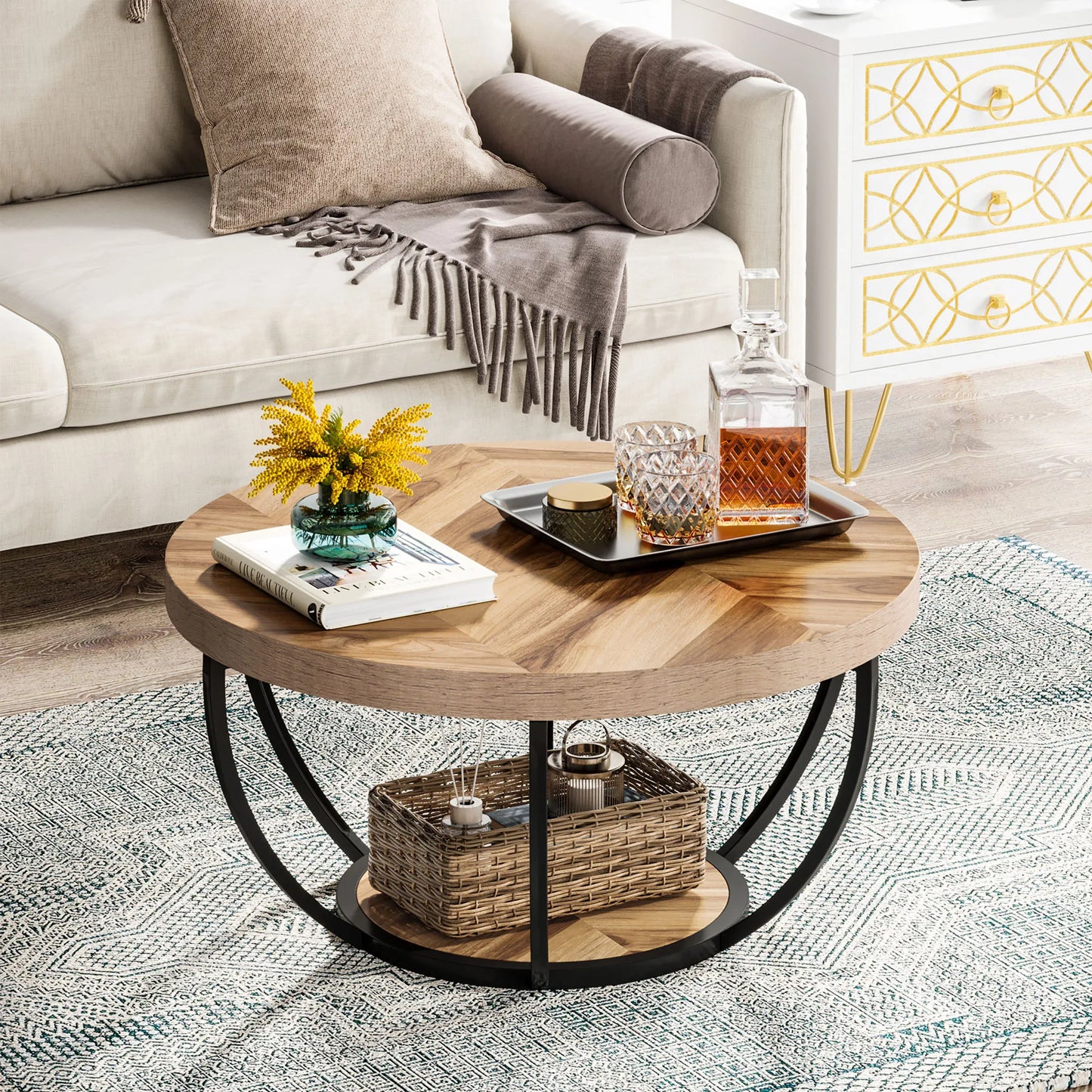 31.7″ Round Coffee Table