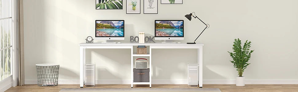 Dual Workstation Desk