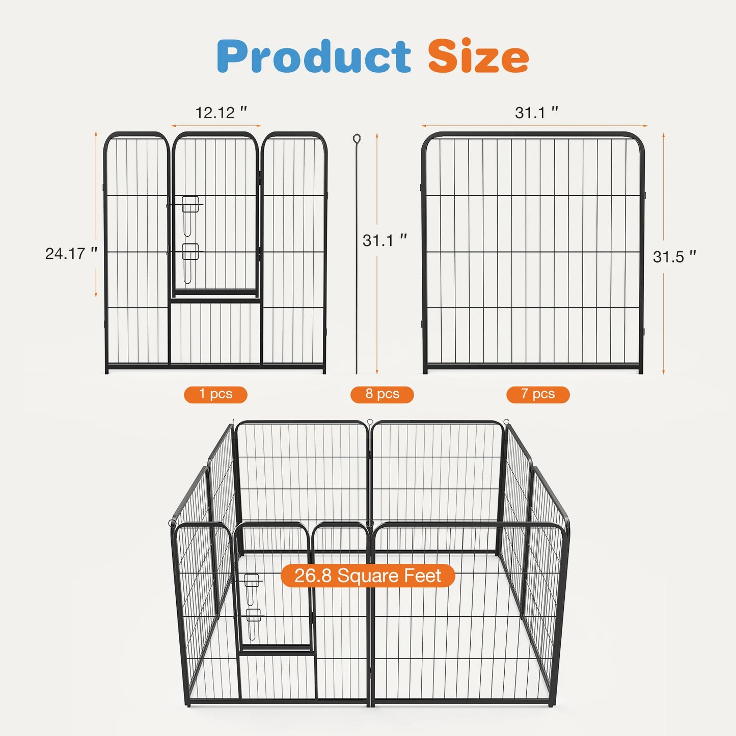 Metal Dog Playpen