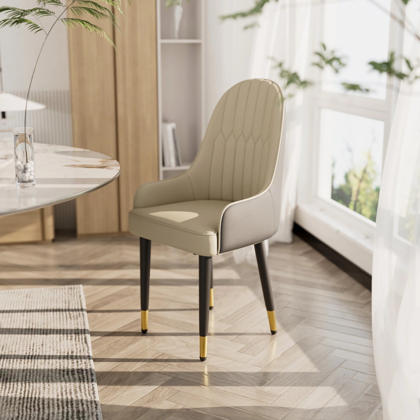 Faux Leather Dining Chairs