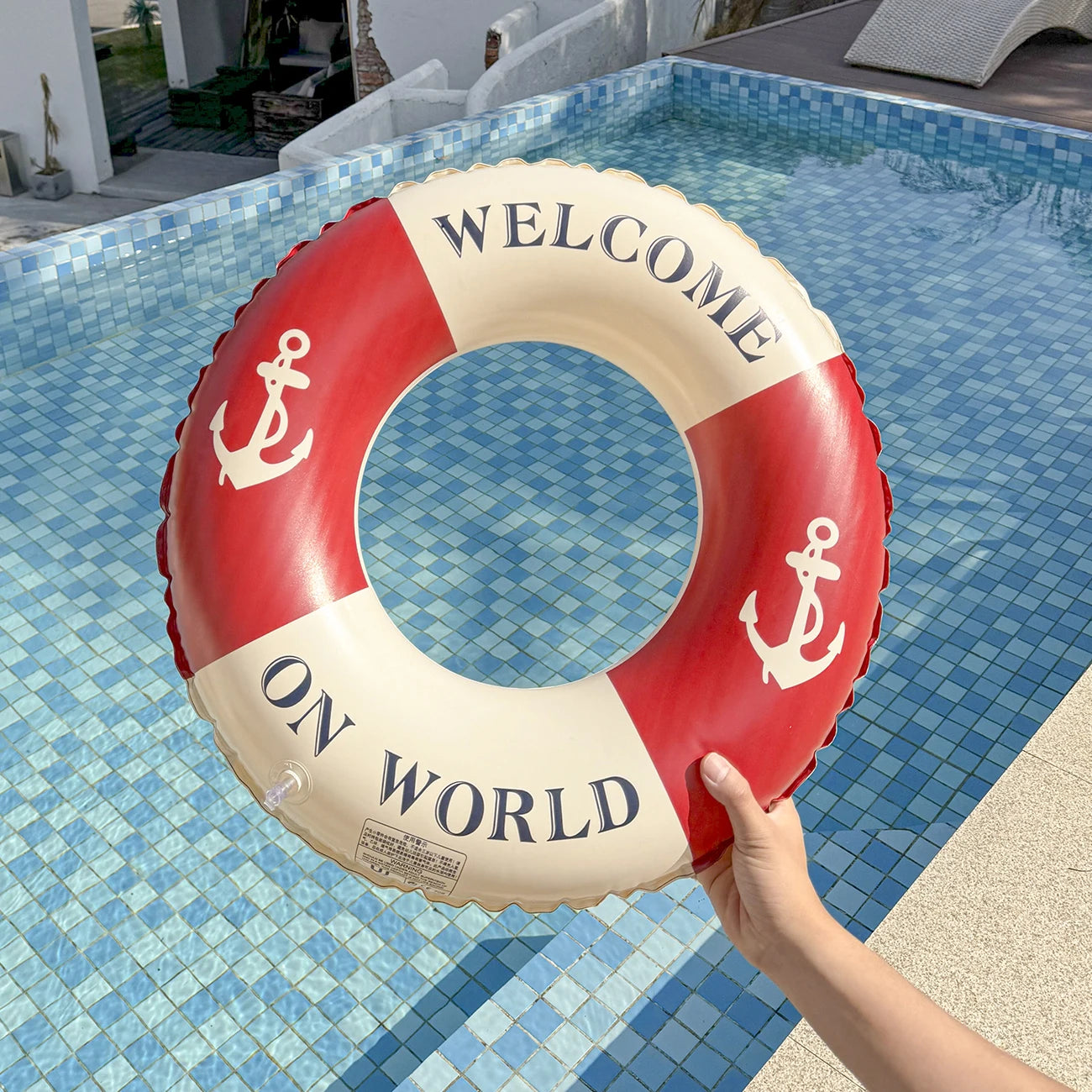 Retro Boat Anchor Swimming Ring