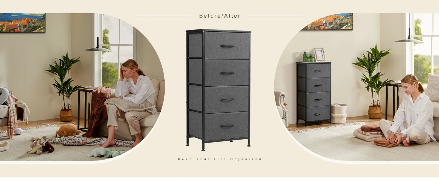 4-Drawer Bedroom Dresser