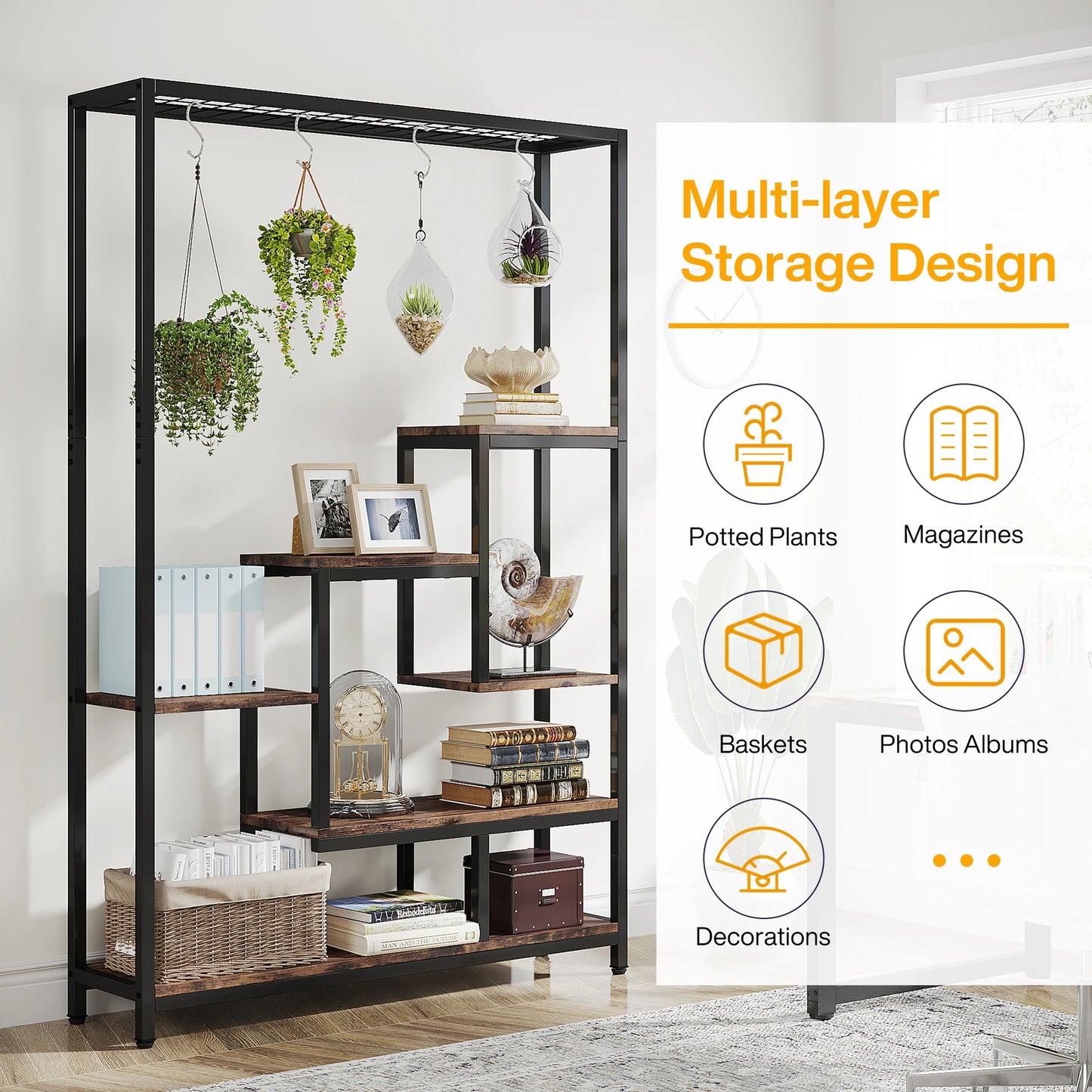 Tall Ladder Plant Stand