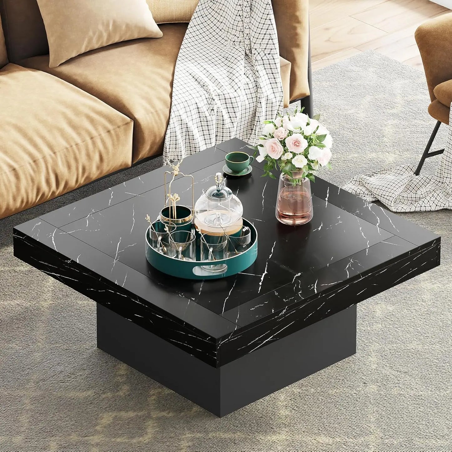 LED Rustic Coffee Table
