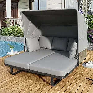 Rattan Round Daybed
