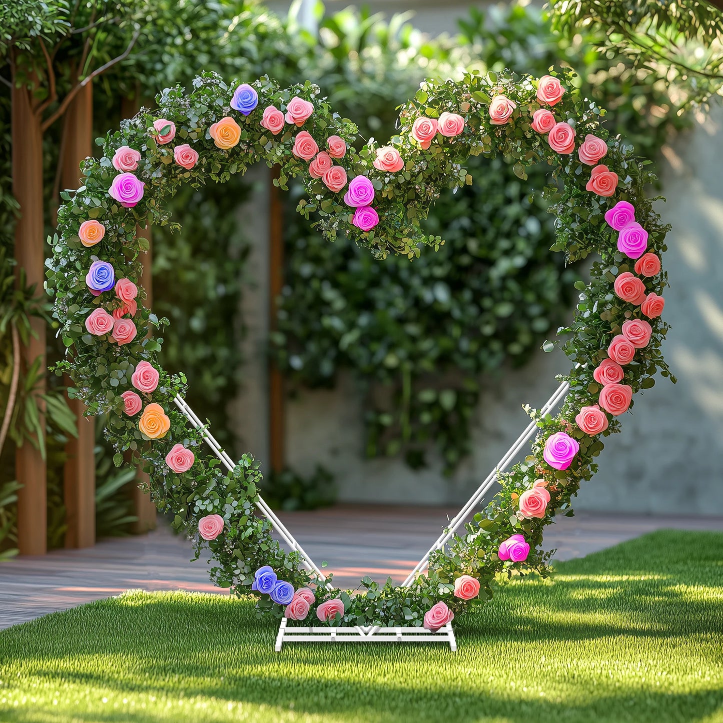 Heart-Shaped Wedding Arch Frame