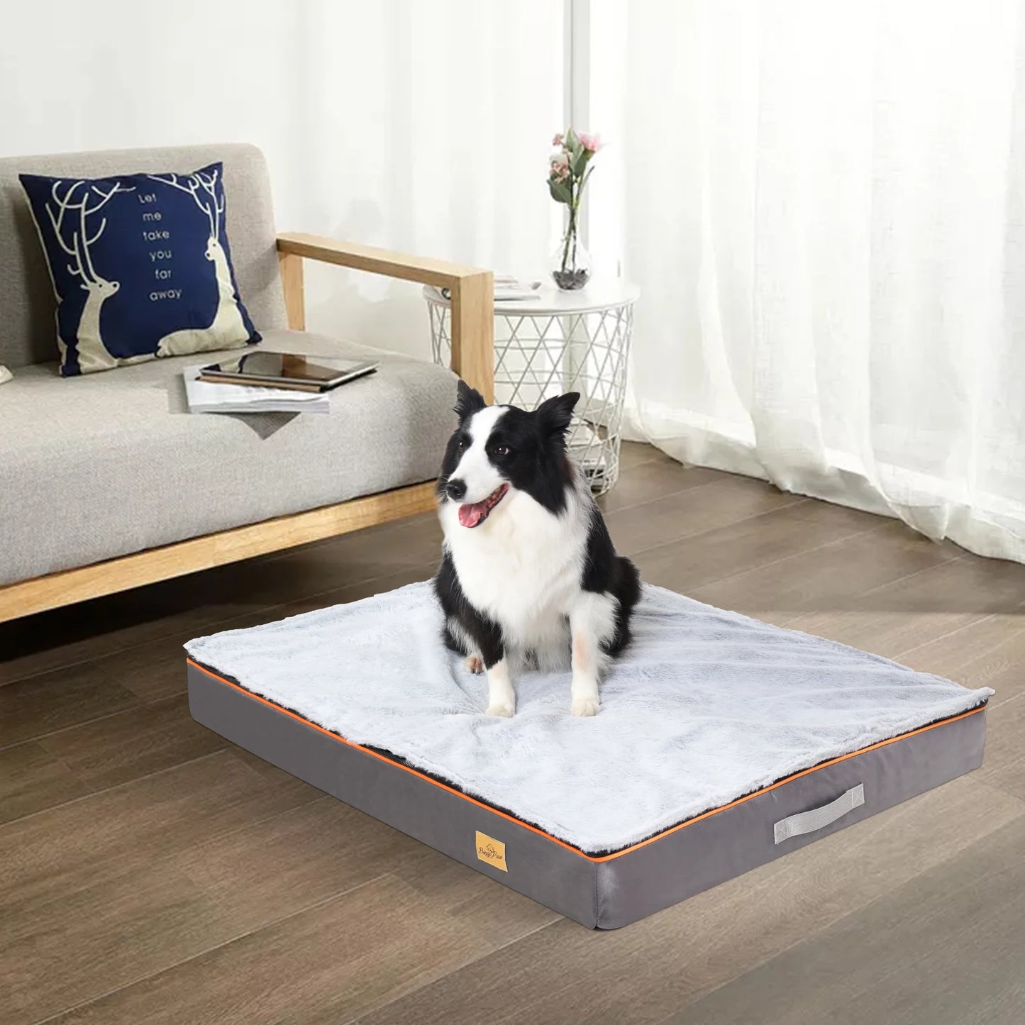Orthopedic Foam Dog Bed with Washable Cover