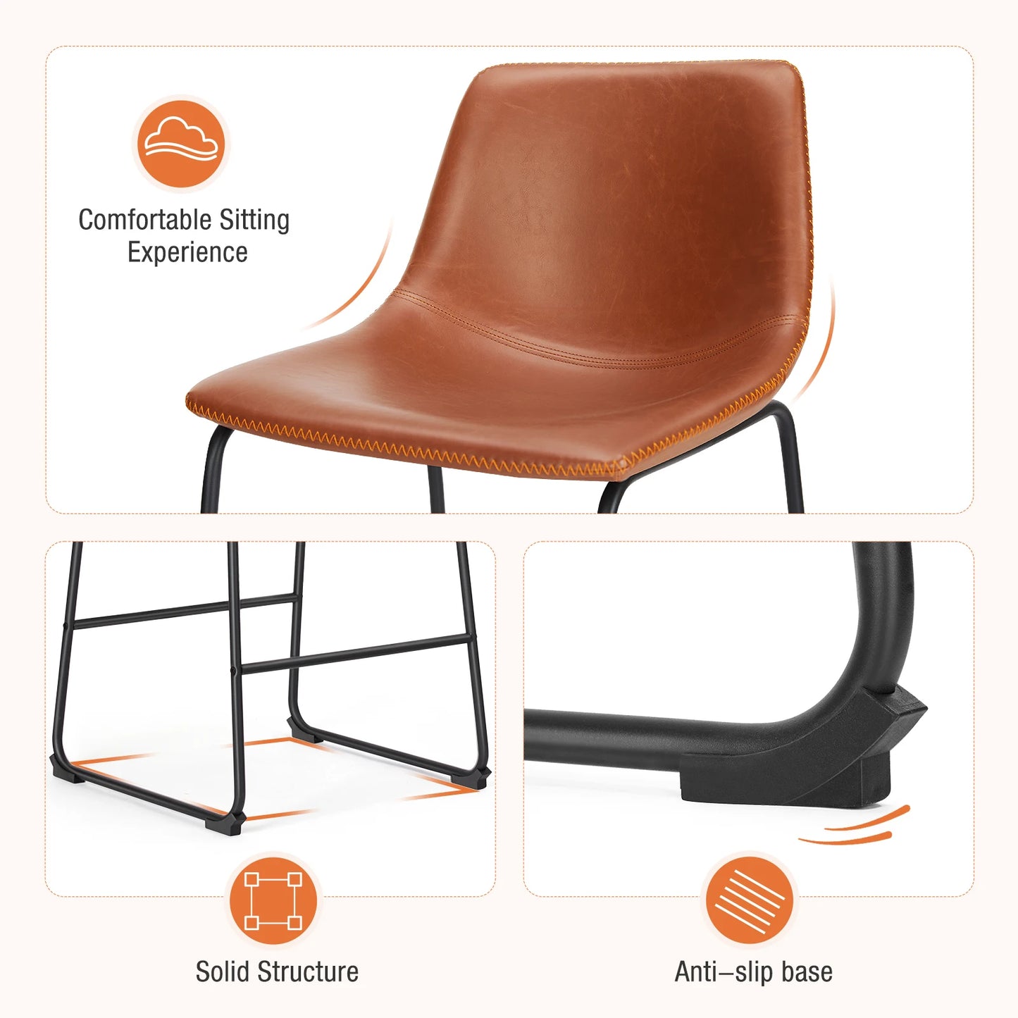 PU Leather Bar Stools