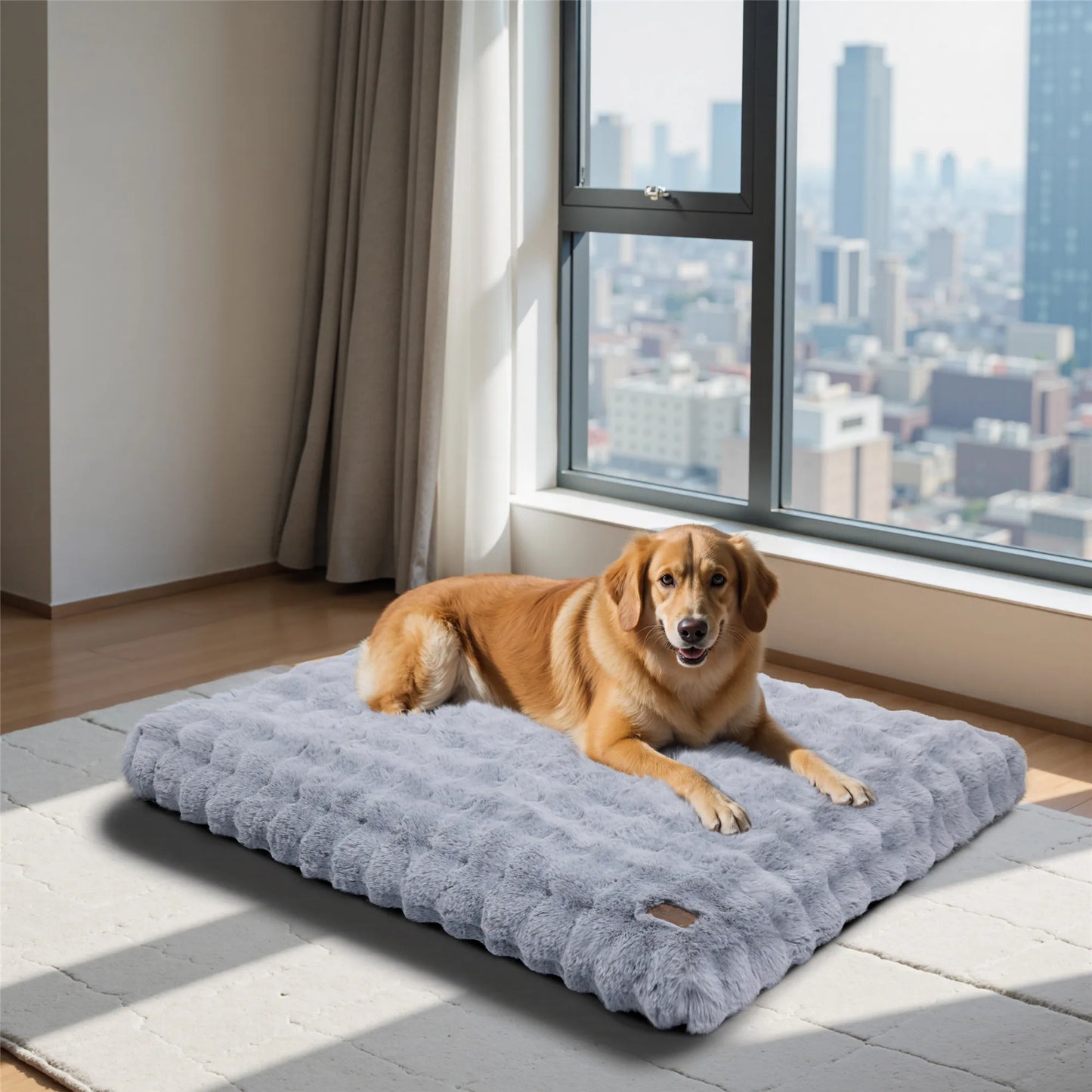Fluffy Crate Bed for Extra Large Dogs