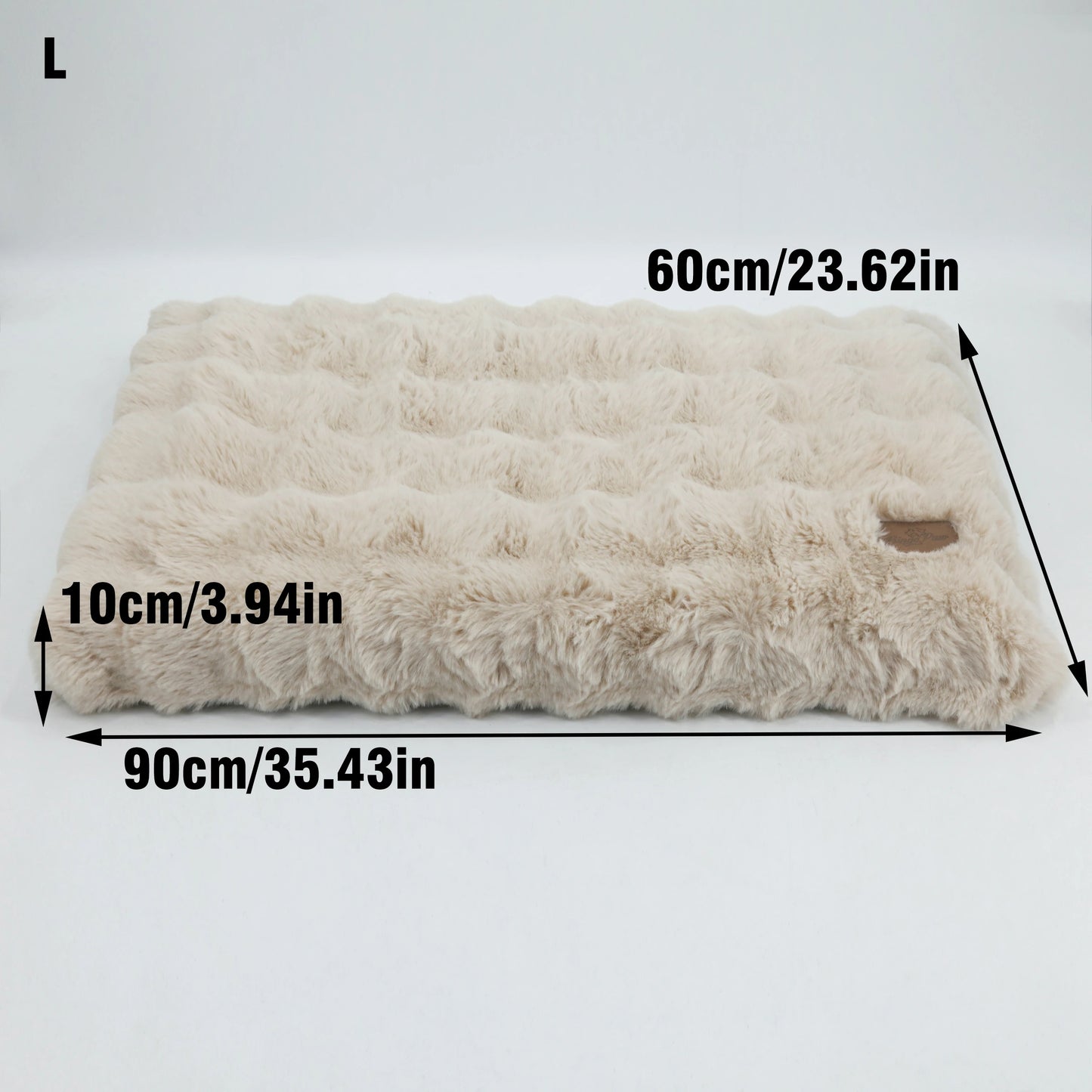 Fluffy Crate Bed for Extra Large Dogs