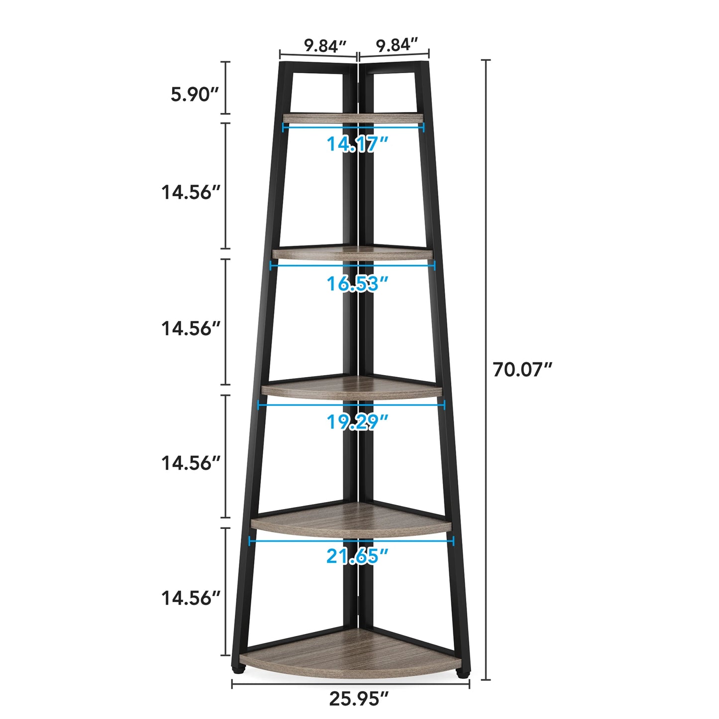 Corner Ladder Bookcase
