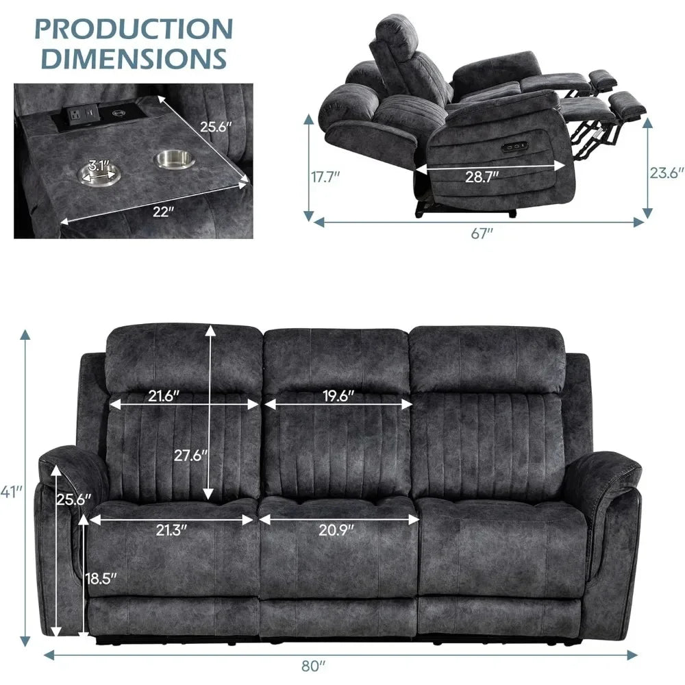 Zero Gravity Recliner Sofa