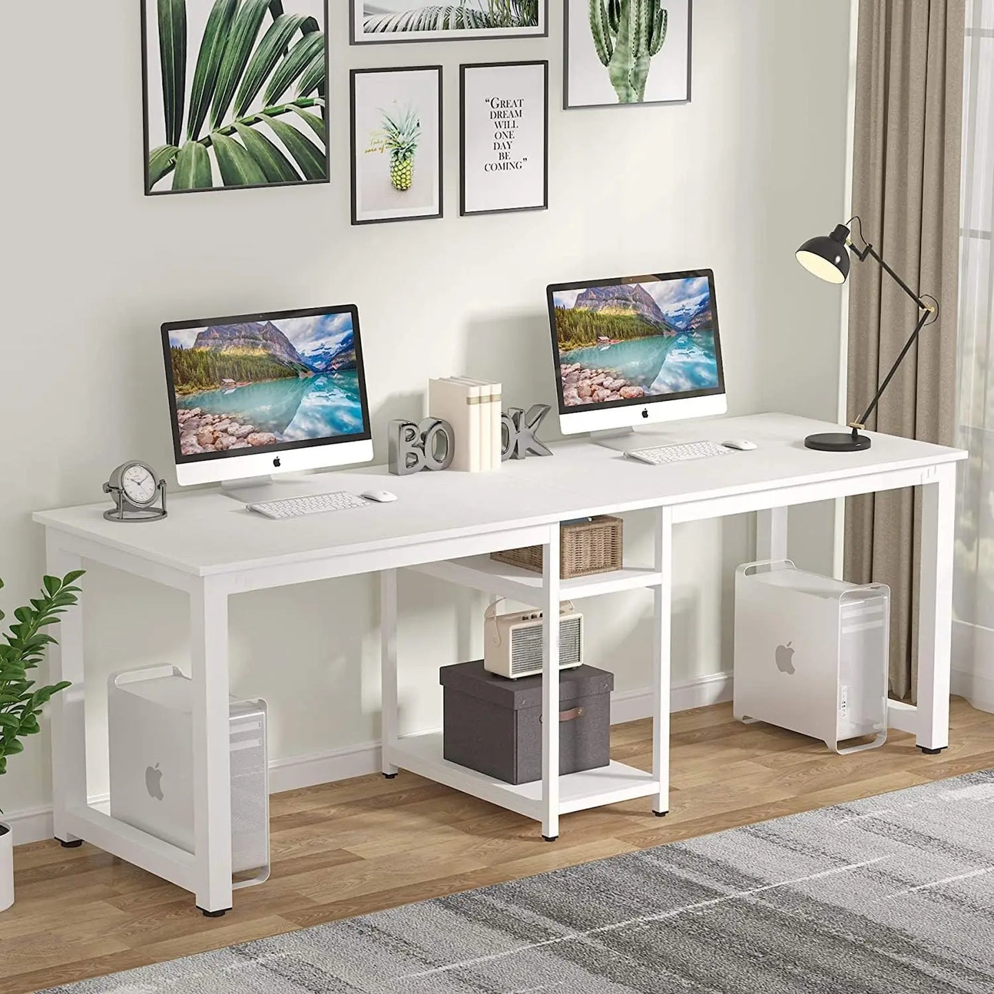 Dual Workstation Desk