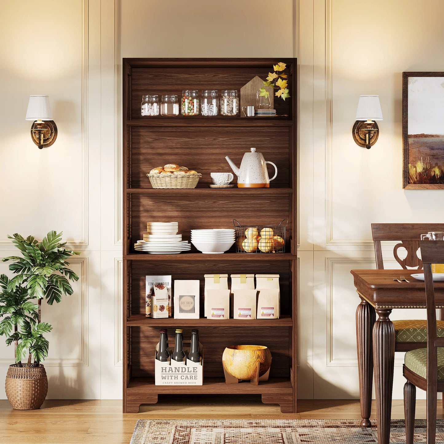 Industrial X-Frame Bookcase