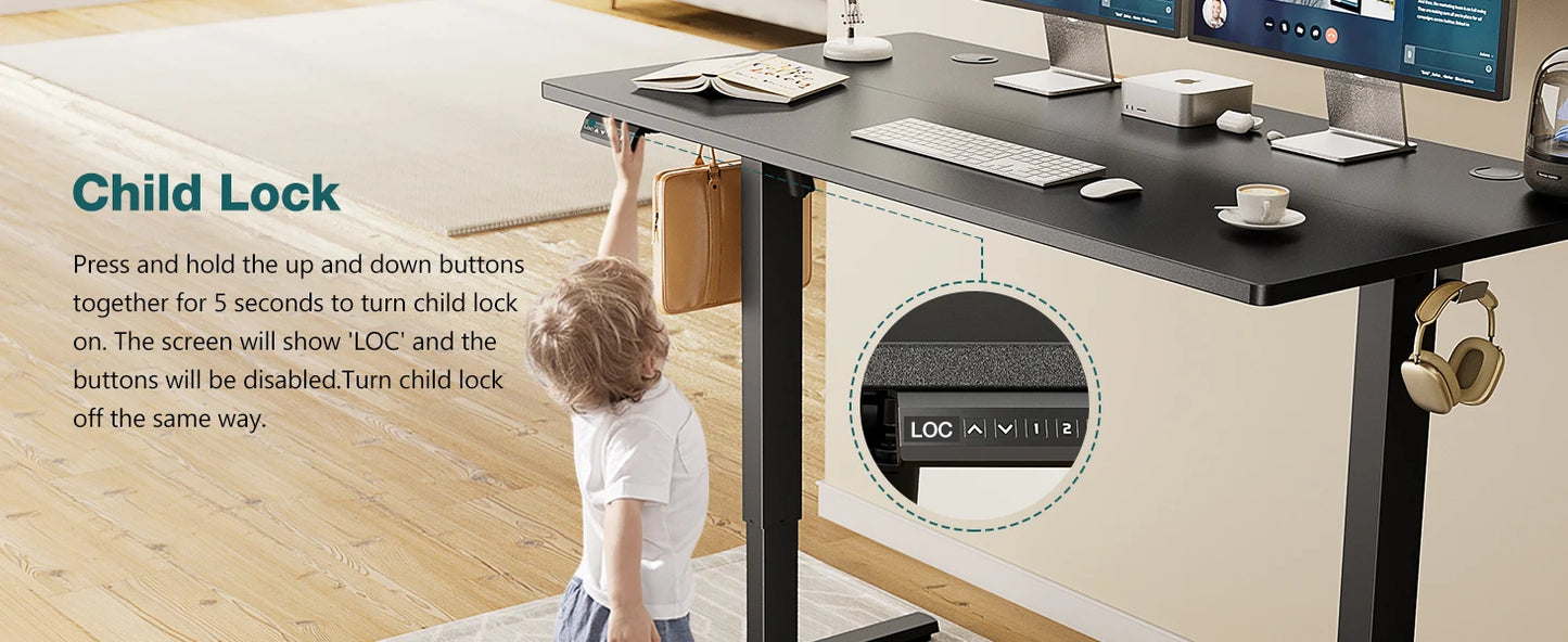 Electric Standing Computer Desk