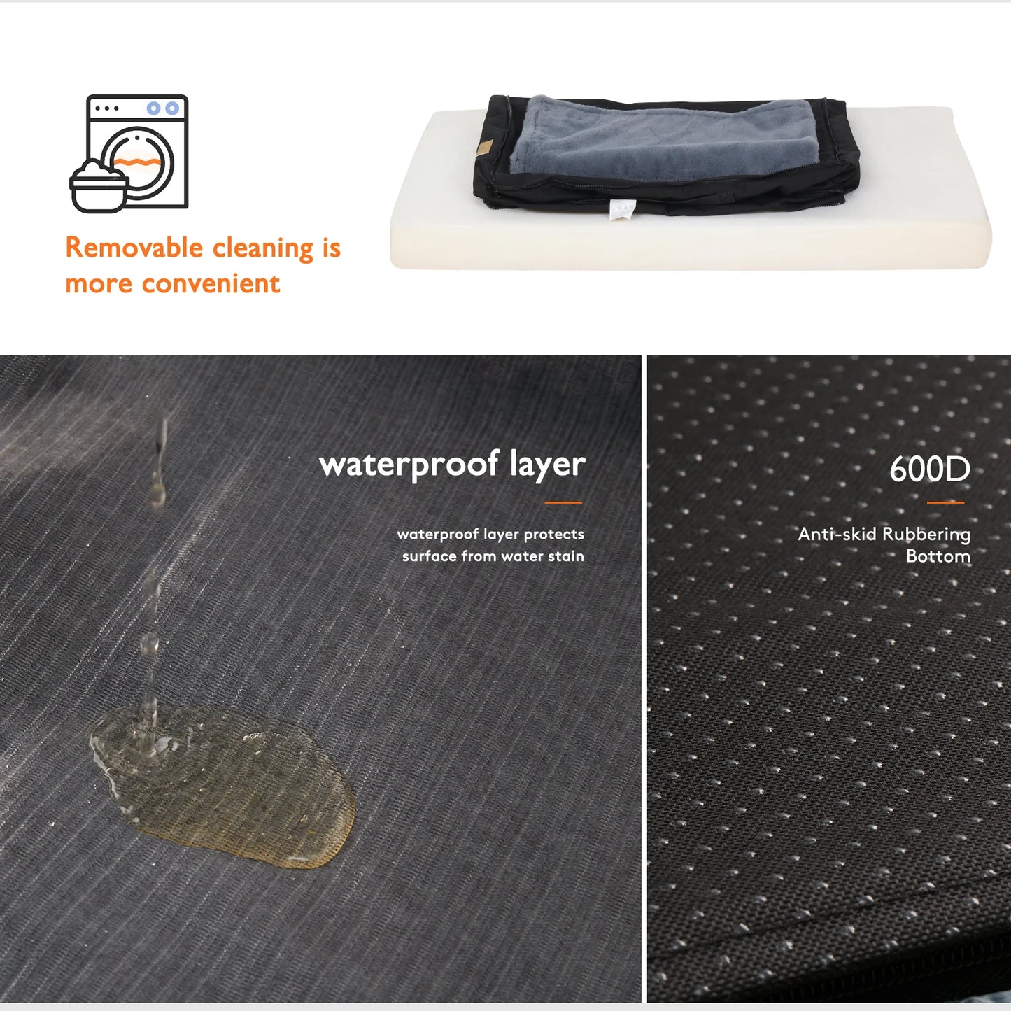 Orthopedic Washable Dog Bed