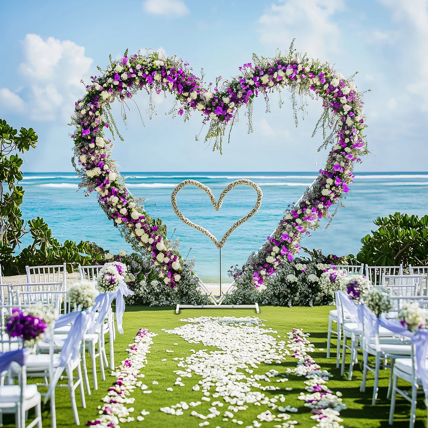 Heart-Shaped Wedding Arch Frame