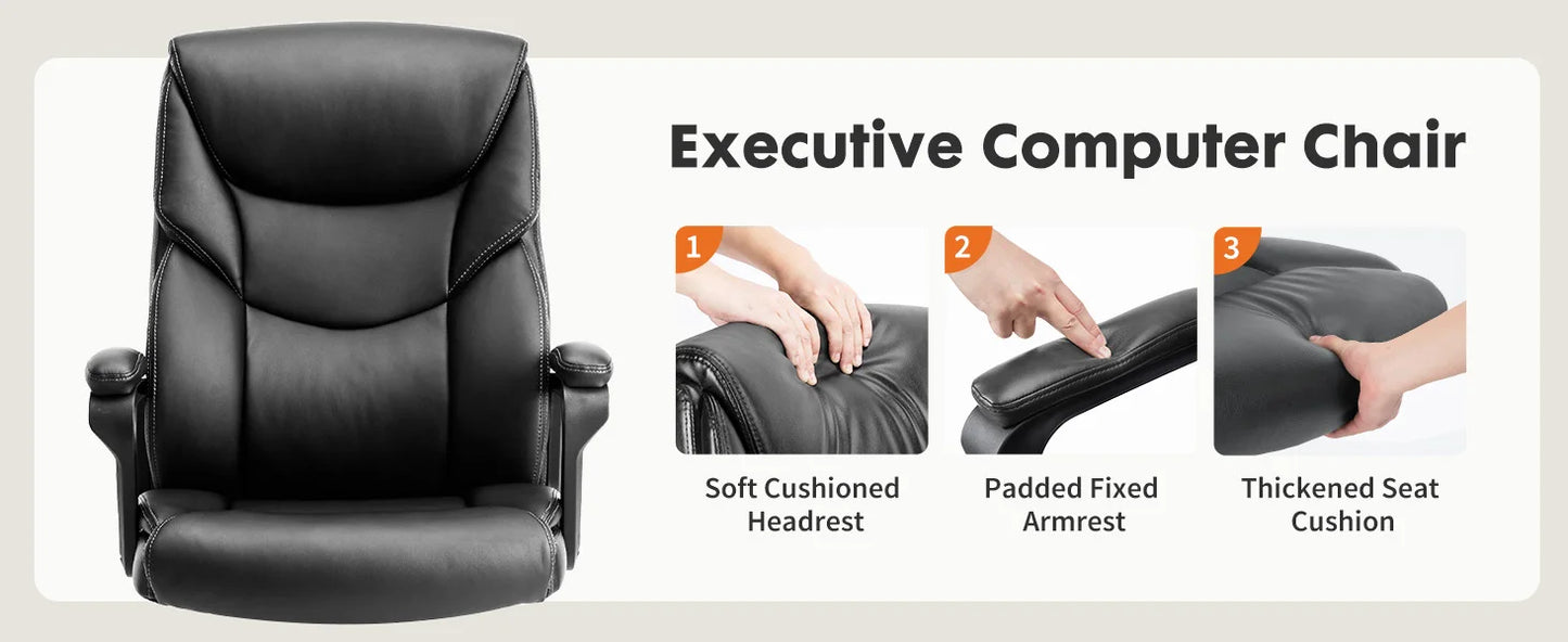 Ergonomic PU Leather Chair