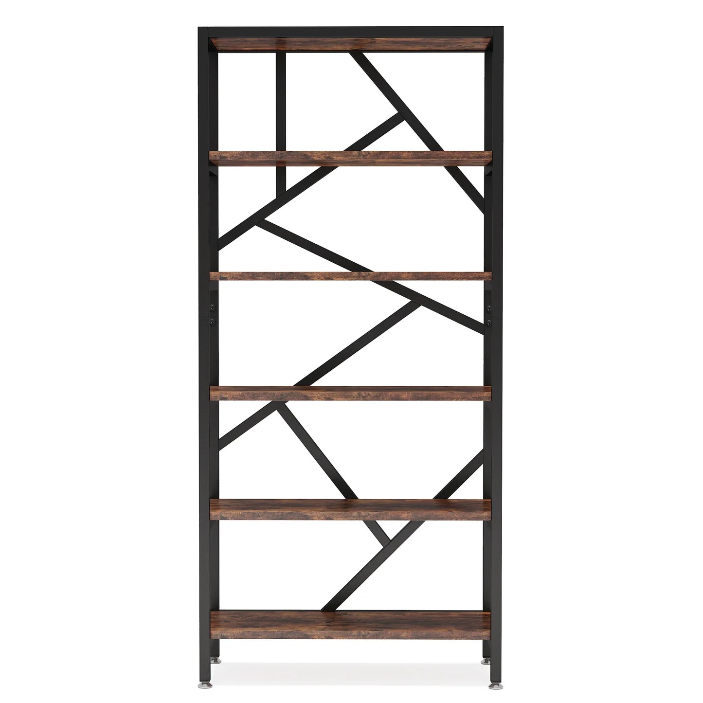 Industrial 5-Tier Bookcase