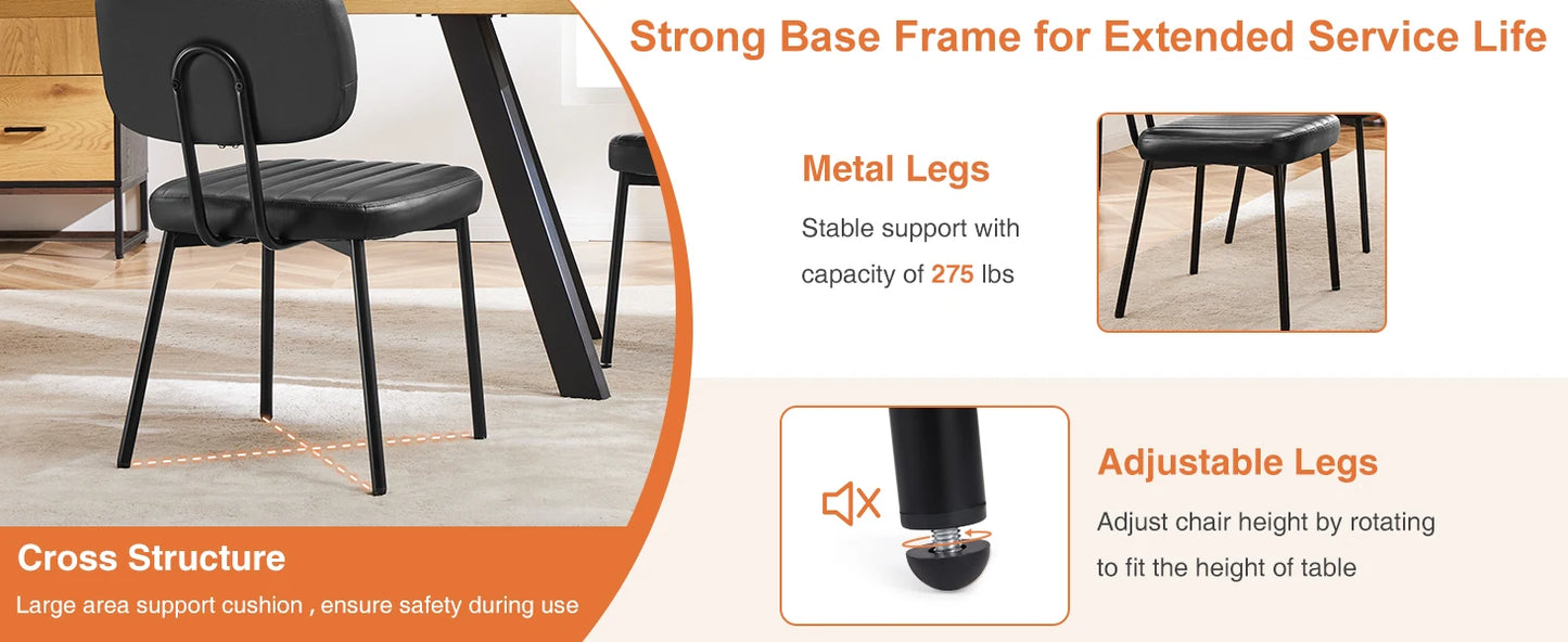 PU Leather Dining Chairs