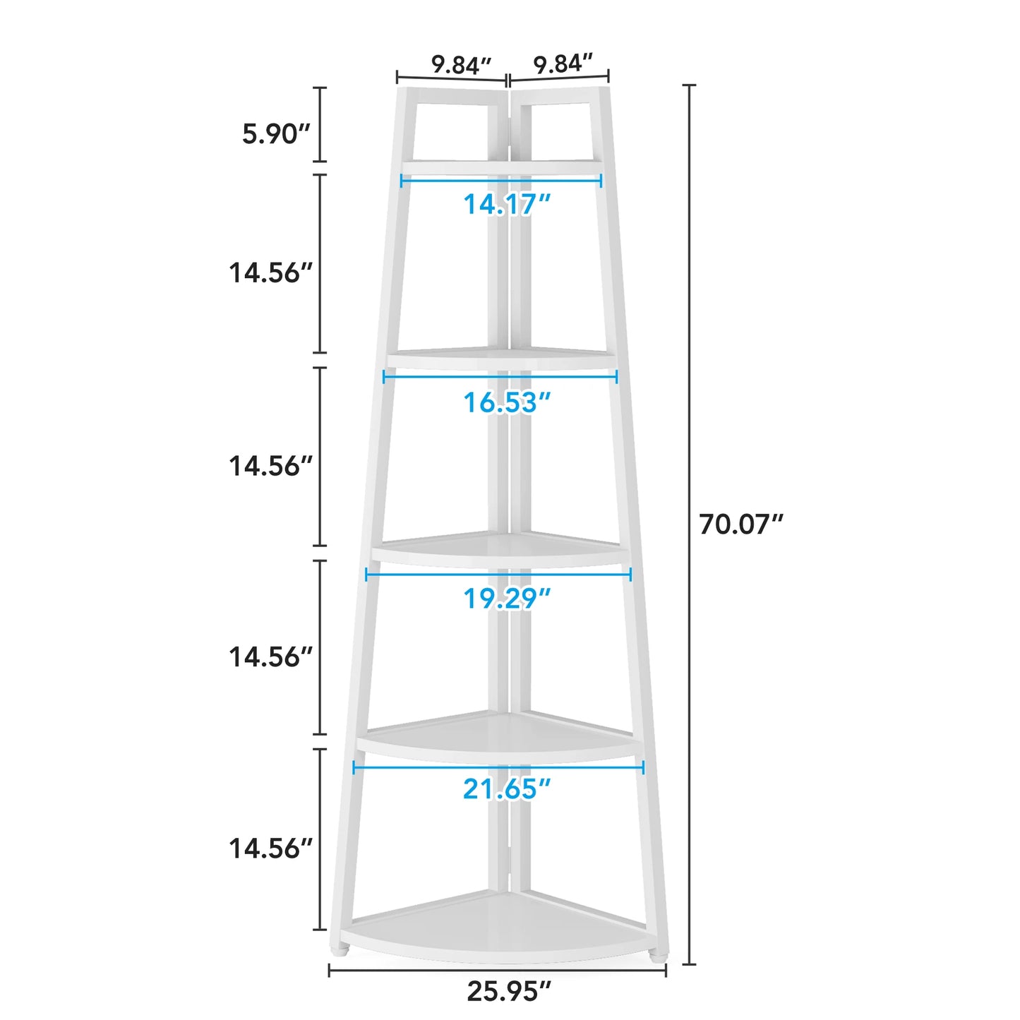 Corner Ladder Bookcase