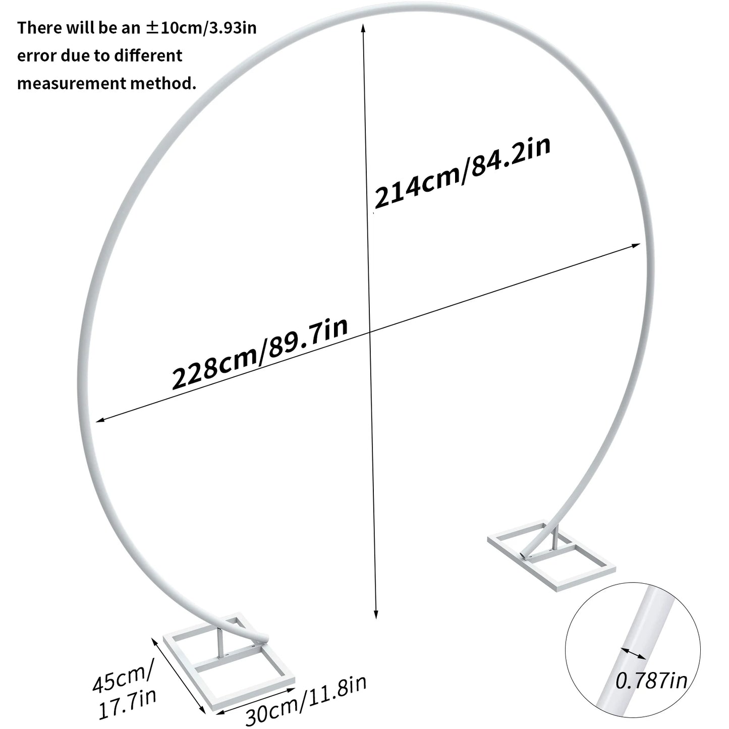Round Balloon Arch Frame
