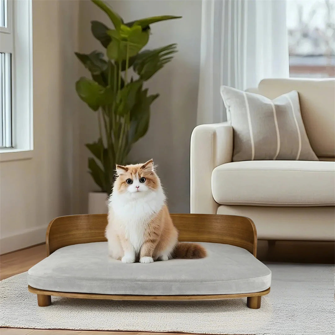 Indoor Wooden Pet Bed