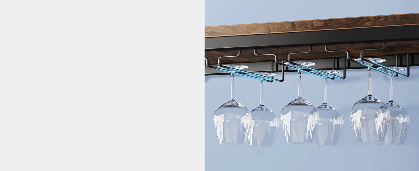 L Shaped Home Bar