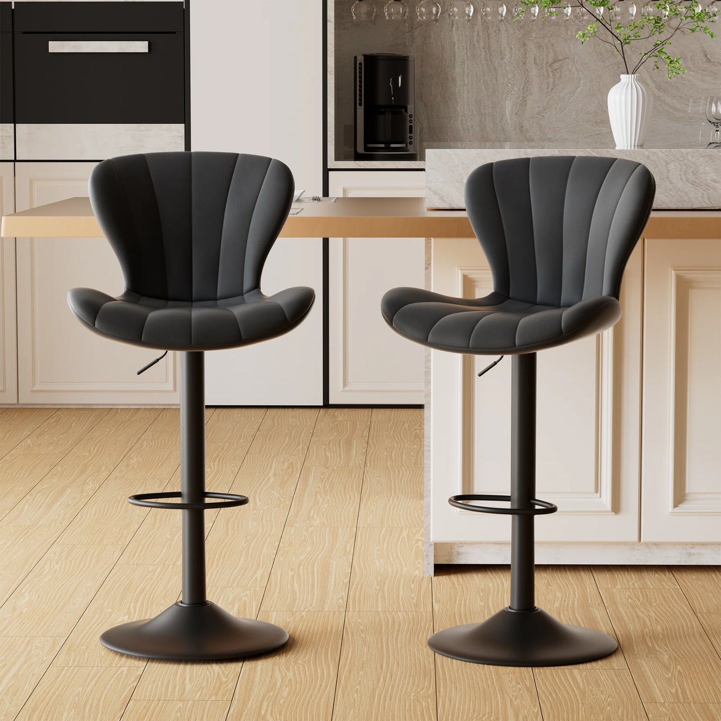 Adjustable Bar Chairs Set