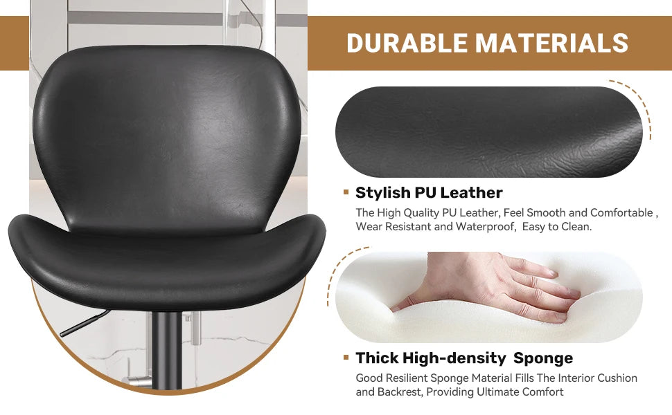 Adjustable Swivel Bar Stools