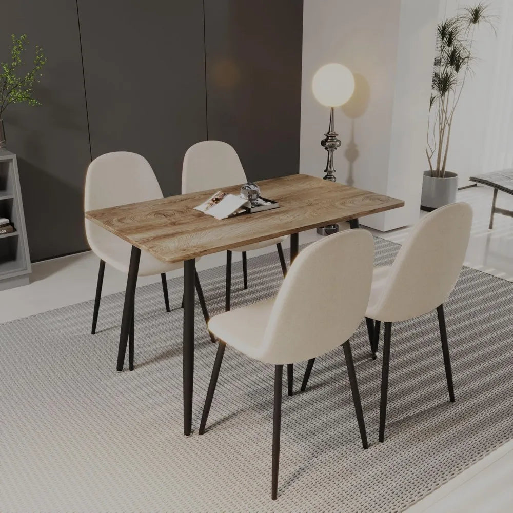 47-Inch Wooden Dining Set