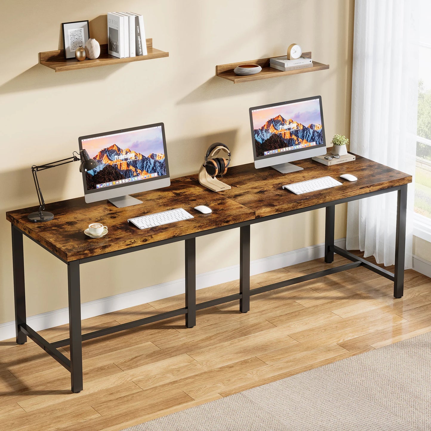 Dual Workspace Desk